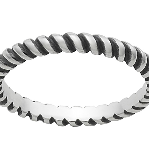James Avery Retired Small Twisted Wire Ring - Picture 5 of 5